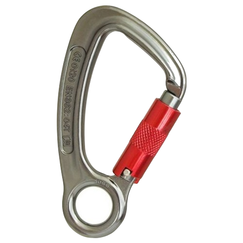 SMC Carabiner Captive Eye Clip, Aluminum Carabiner